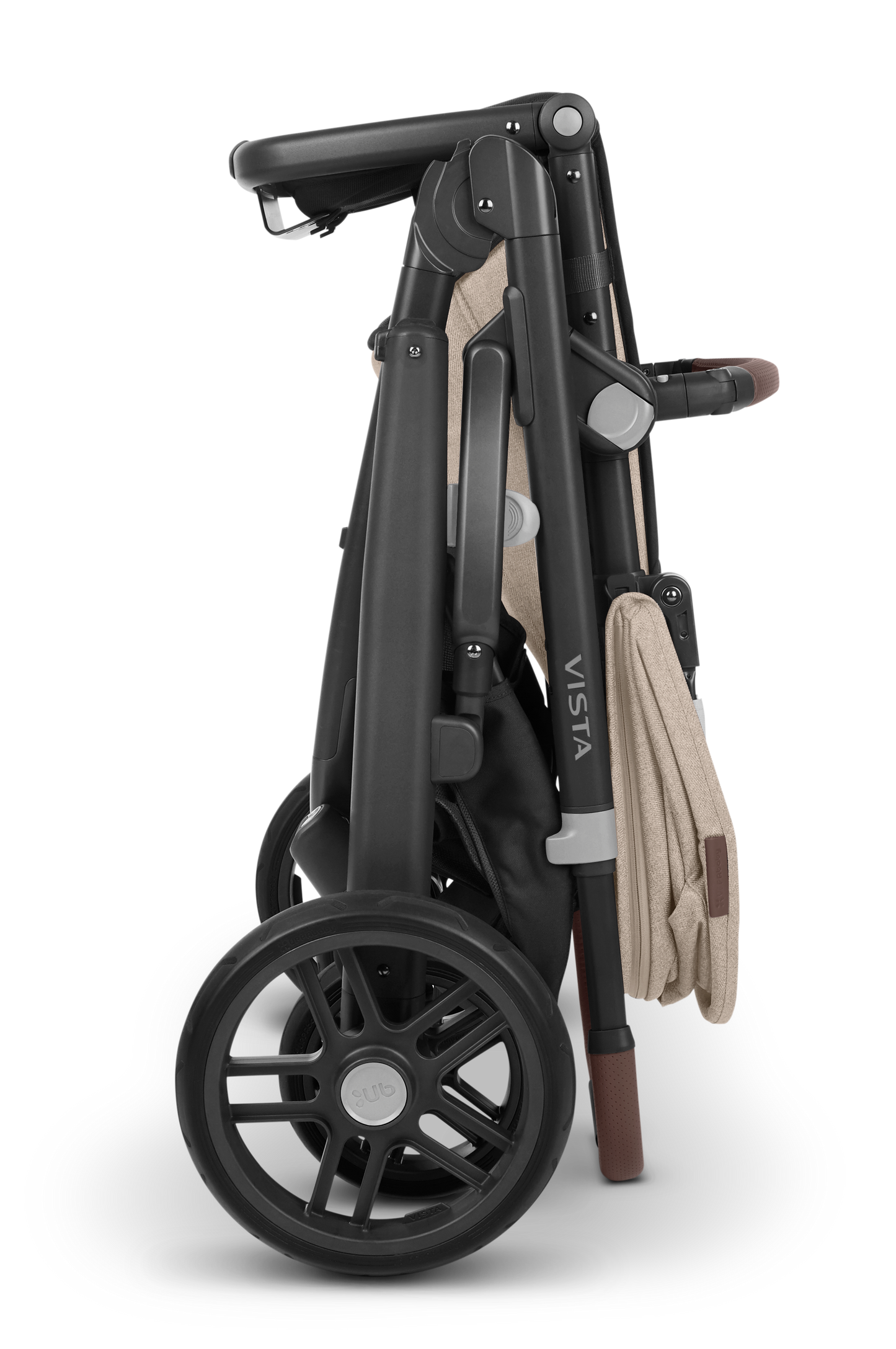 UPPAbaby - Vista V2 Stroller -  Oat Melange + Carbon Frame (Liam)