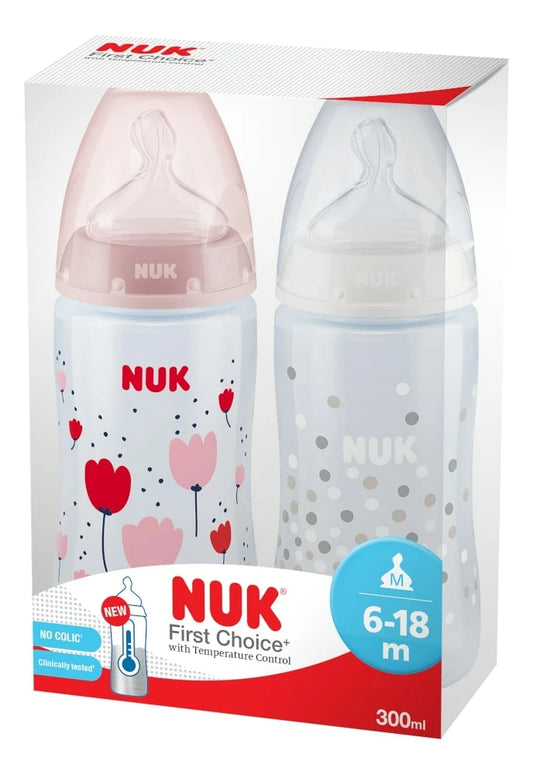 NUK First Choice Plus Twin Set with temperature control 6-18 months