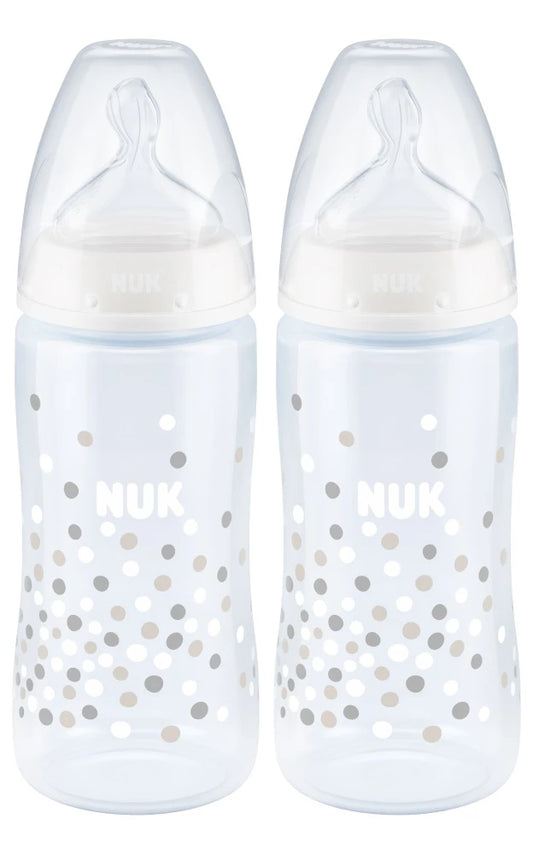 NUK First Choice Plus Twin Set with temperature control 0-6 months