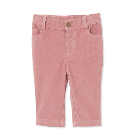 Milky Dusty Pink Cord Jean