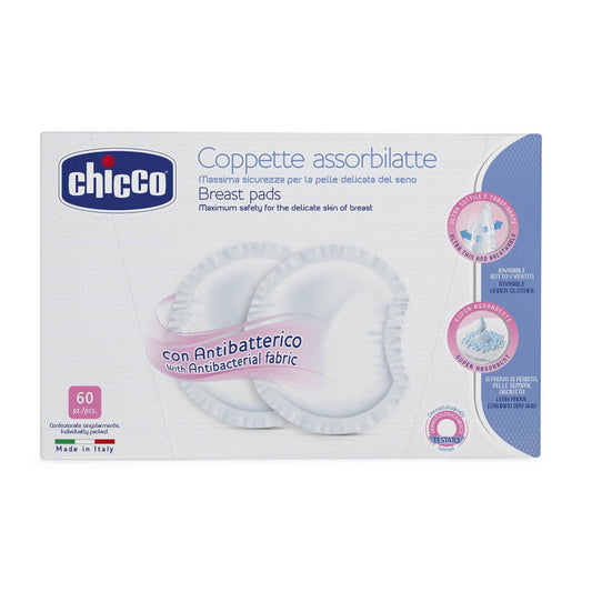 Chicco Breast Pads: Antibacterial - 60pk
