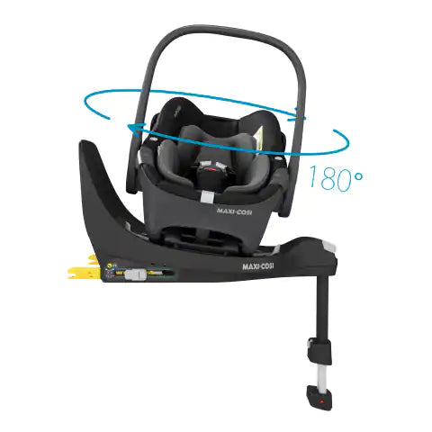 UPPAbaby RIDGE, Maxi Cosi Pebble 360 Pro capsule & Familyfix 360 Pro SlideTech swivel base bundle