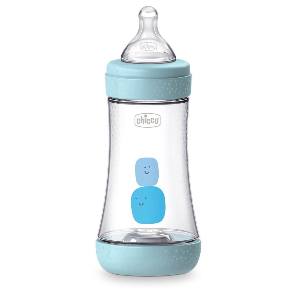 Chicco Perfect 5 Silicone Bottle - 240ml 2m+ Med