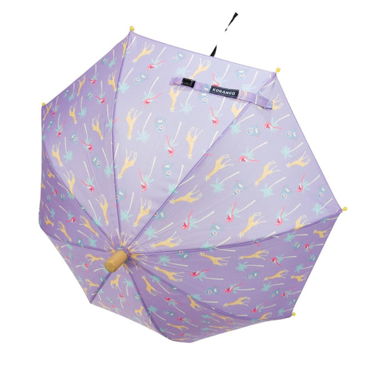 Korango Safari Print Umbrella Lavender