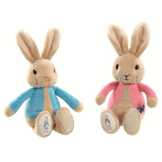 Peter & Flopsy Bunny Silky Rattle