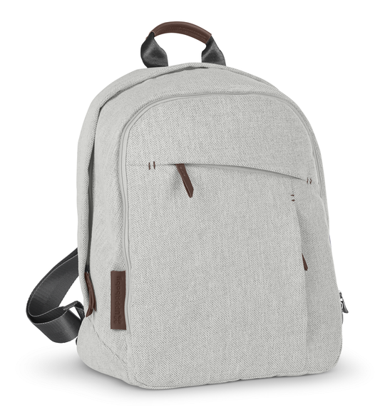 UPPAbaby - Changing Backpack – Anthony (White & Grey Chenille/Chestnut Leather)