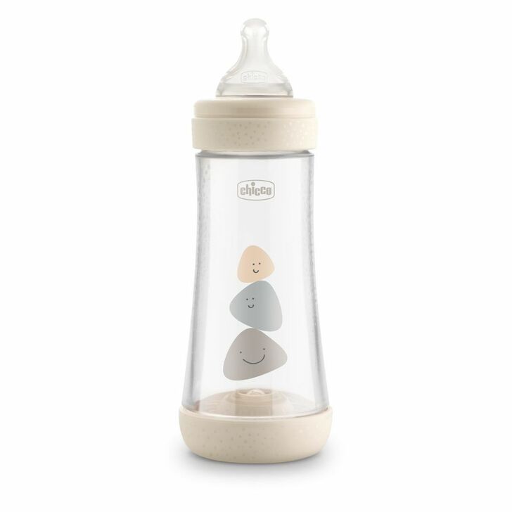 Chicco Perfect 5 Silicone Bottle - 300ml 4m+ Fast