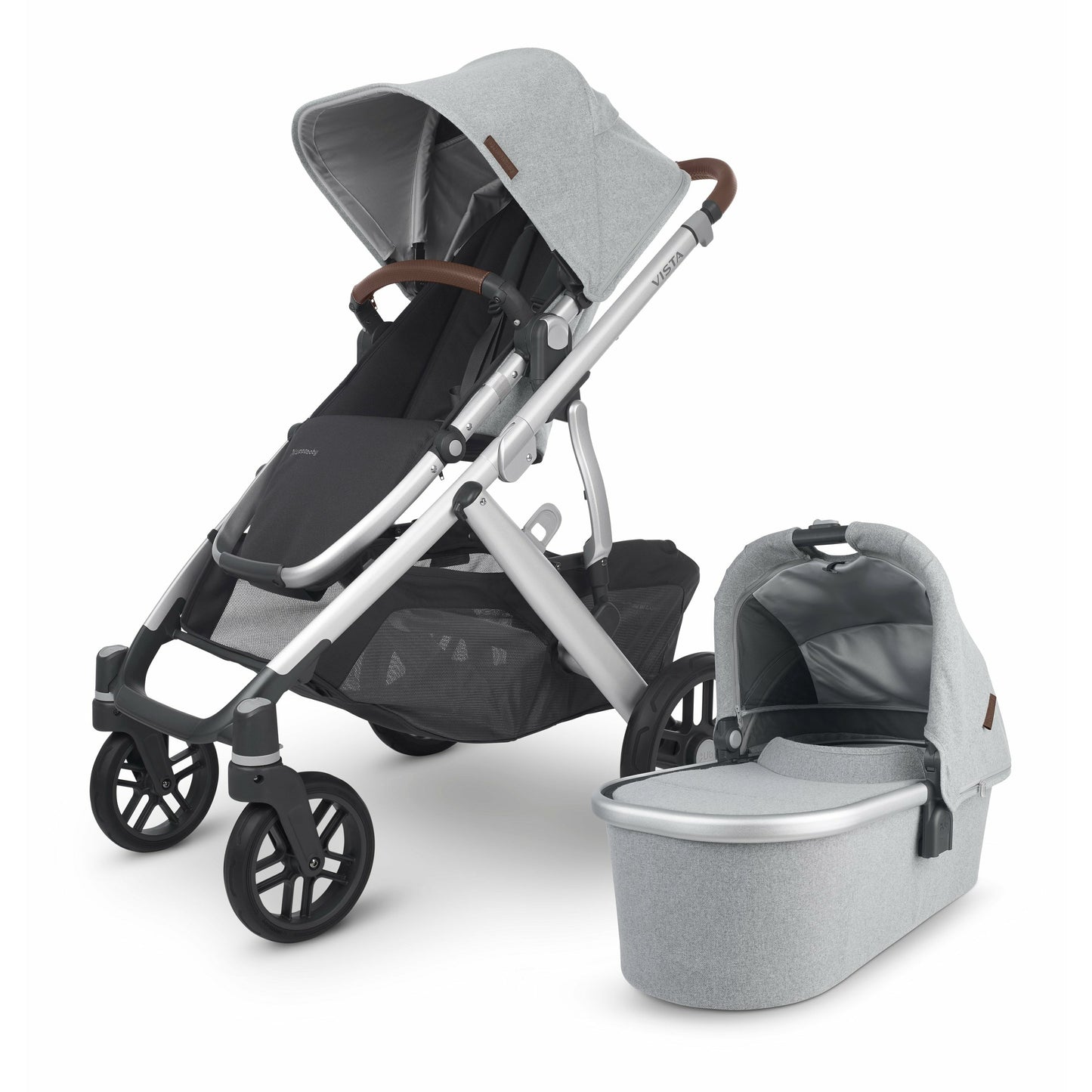 UPPAbaby VISTA V2 Stroller, Maxi Cosi Pebble 360 Pro capsule & Familyfix 360 Pro SlideTech swivel base Bundle