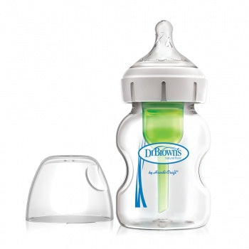 Dr Brown's 150ml Options + Glass Feeding Bottle - Wide Neck - Single