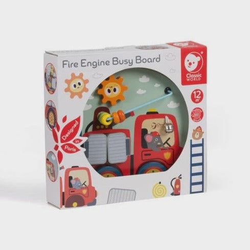 Classic World Fire Engine Busy Board