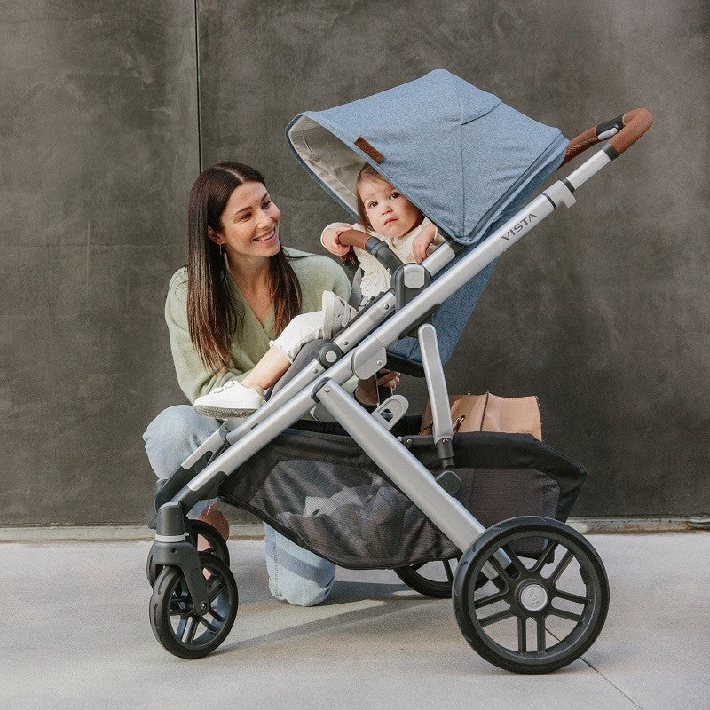 UPPAbaby VISTA V2 Stroller, Maxi Cosi Pebble 360 Pro capsule & Familyfix 360 Pro SlideTech swivel base Bundle